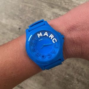 Marc Jacobs Blue Silicone Watch - Women’s